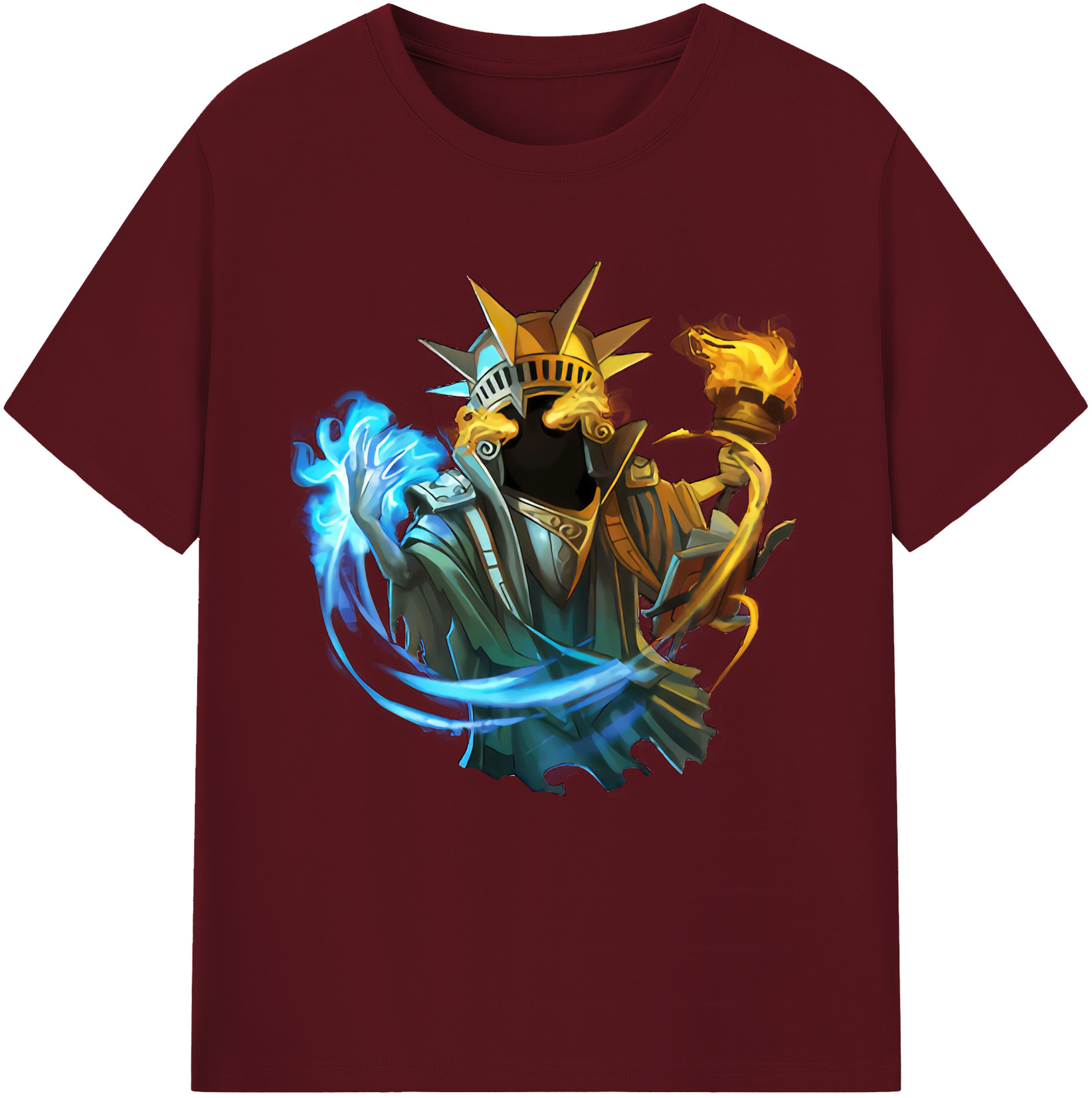 リーグ・オブ・レジェンド League of Legends LOL 綿100％半袖Tシャツ（フロントプリント）